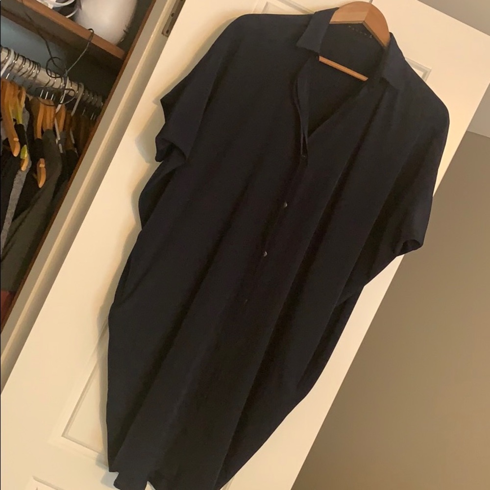 HATCH button-front slouch dress